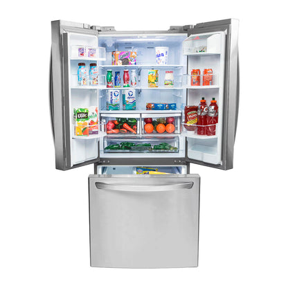 Refrigerador LG 22 Pies Cúbicos French Door Gris GF22WGS