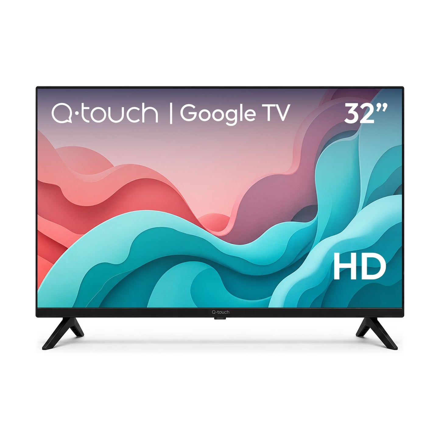 Televisión Pantalla 32 Pulgadas Q-touch Google TV HD GTV0032