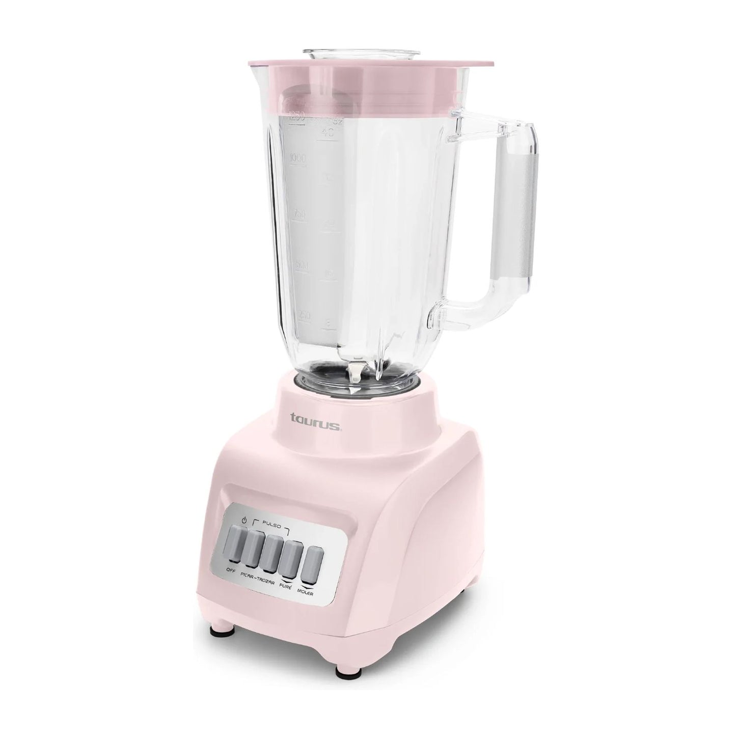 Licuadora Taurus Haley Ribbon Vaso de Plástico 1.25 Litros Rosa