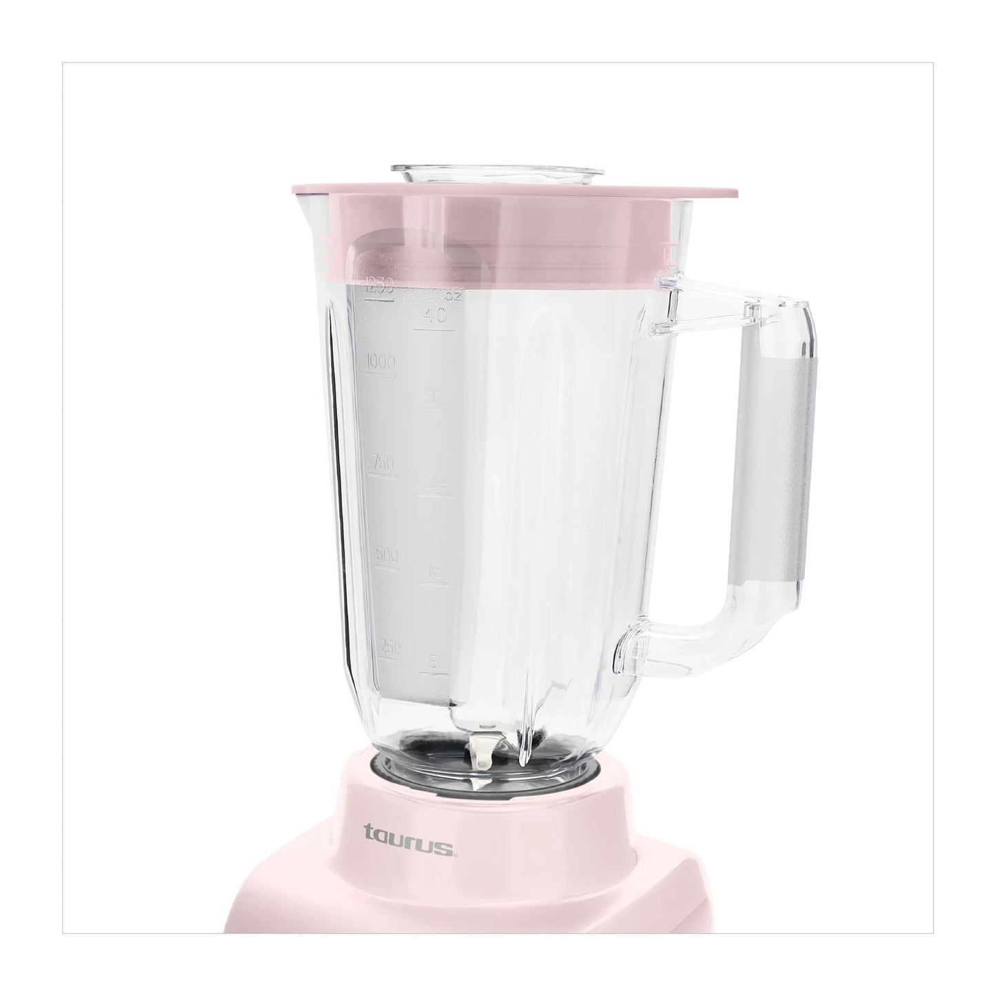 Licuadora Taurus Haley Ribbon Vaso de Plástico 1.25 Litros Rosa