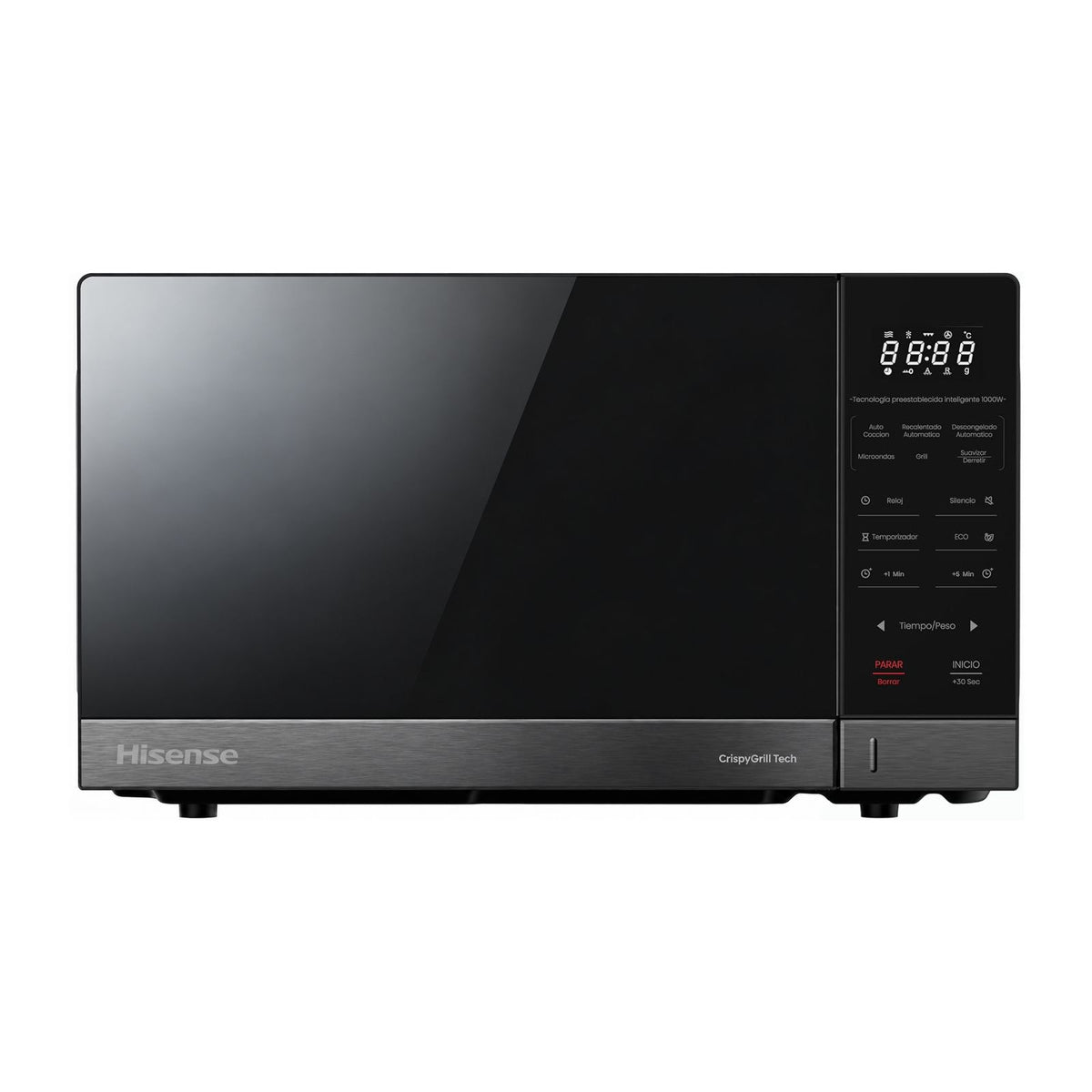 Horno de Microondas Hisense 1.1 Pies Cúbicos Crispy Grill Negro HMMG3010BMG