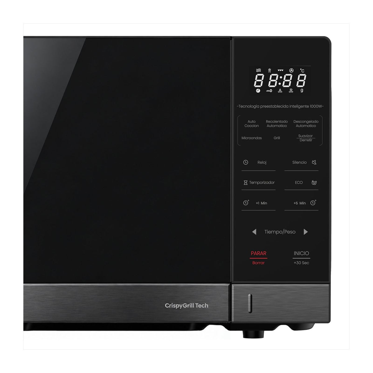 Horno de Microondas Hisense 1.1 Pies Cúbicos Crispy Grill Negro HMMG3010BMG