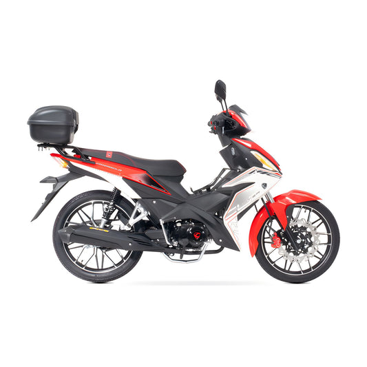 Motocicleta Carabela Hunter Cub 125cc Semiautomática Roja