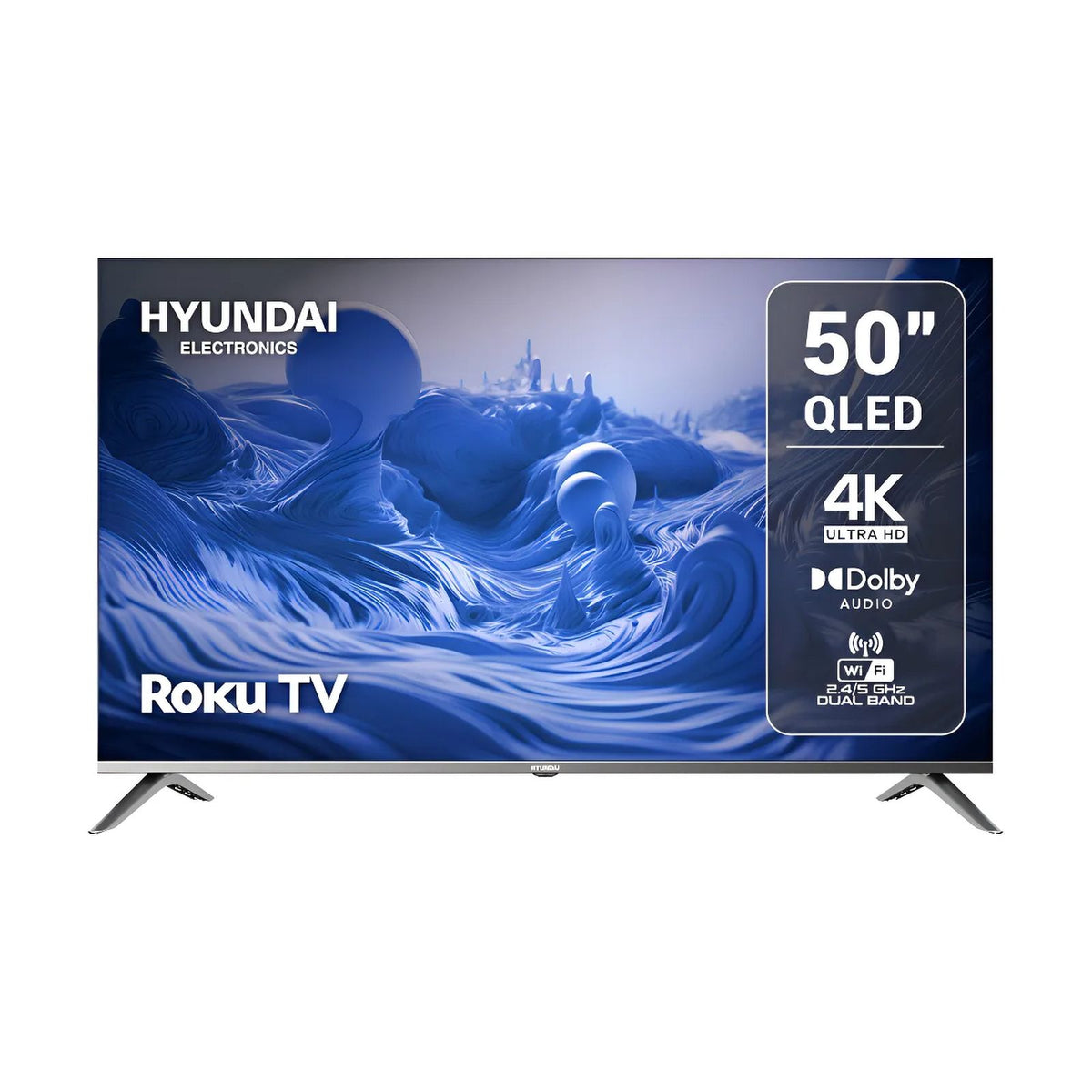 Televisión Pantalla 50 Pulgadas Hyundai Roku TV 4K UHD HYLED5026QR ...