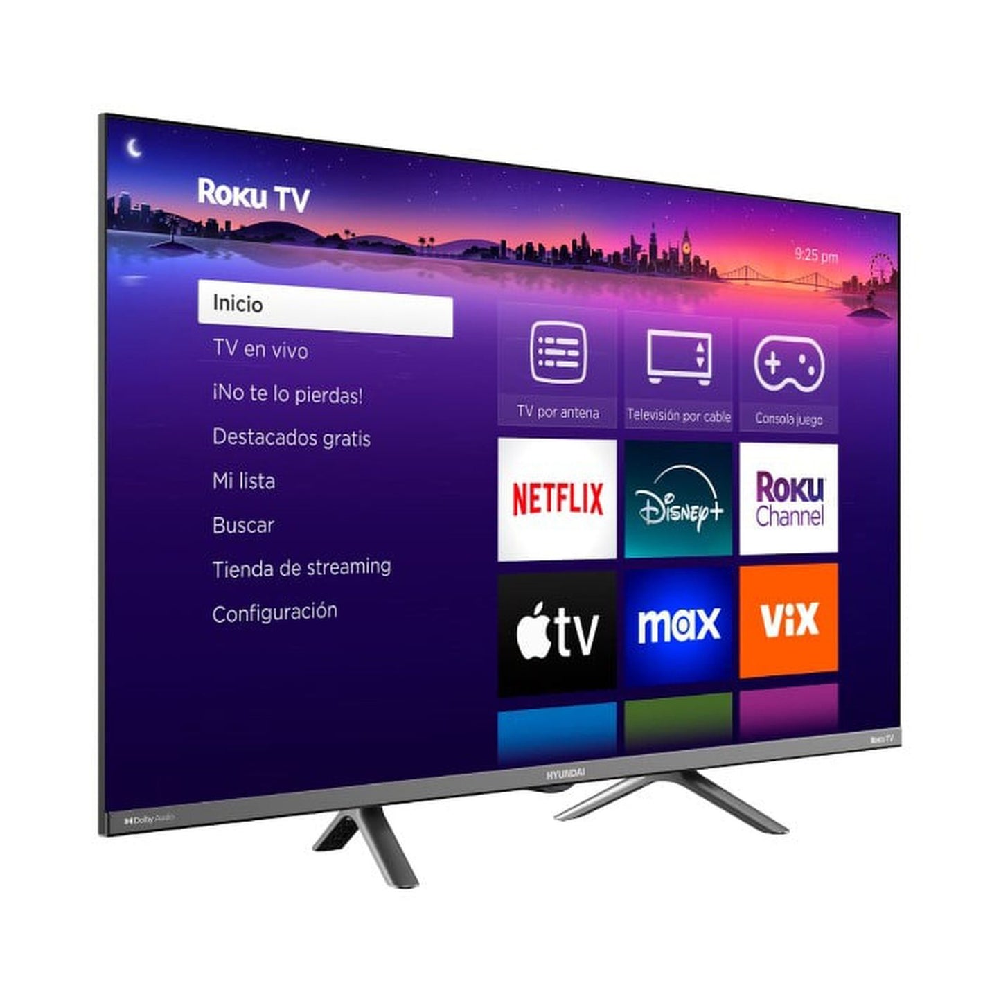 Televisión Pantalla 32 Pulgadas Hyundai Roku TV HD HYLED3257RIM