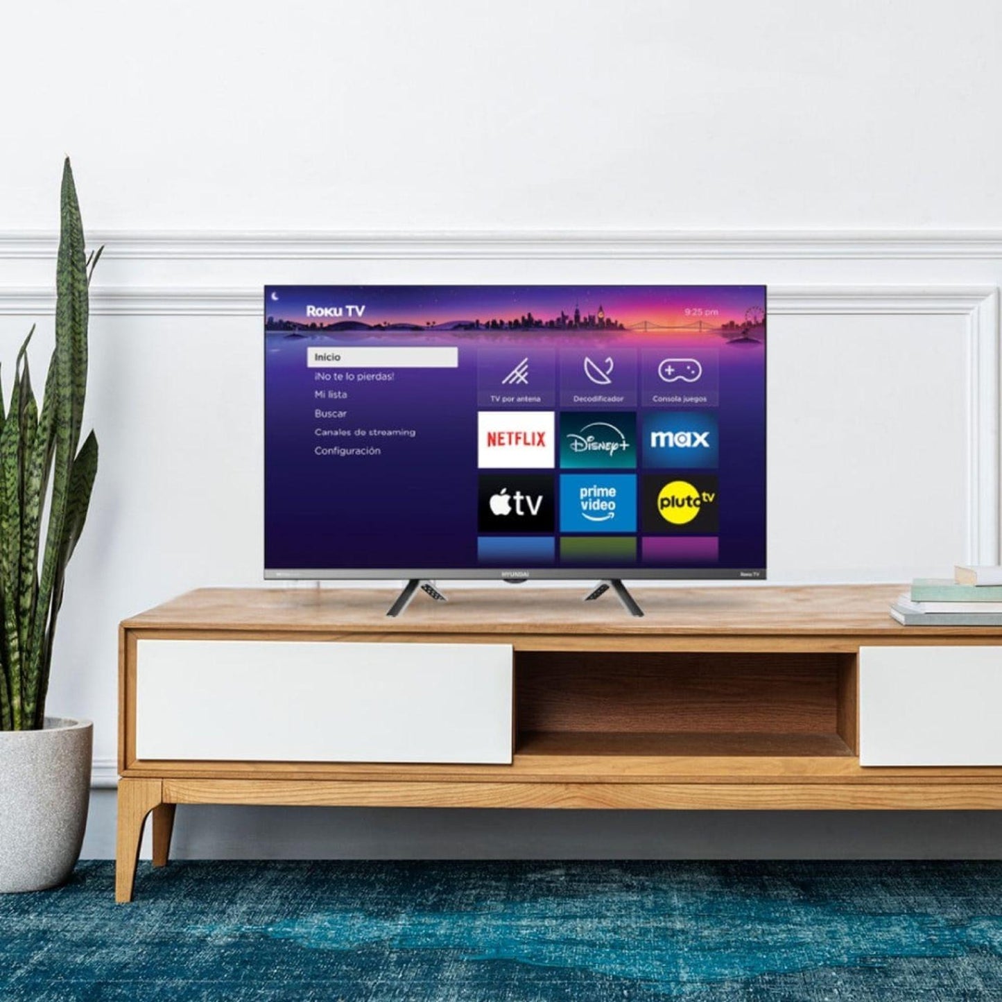 Televisión Pantalla 32 Pulgadas Hyundai Roku TV HD HYLED3257RIM