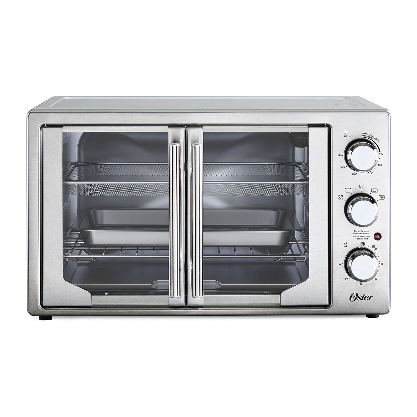 Horno con Freidora de Aire Oster 42 Litros Gris TSSTTVFDMAF