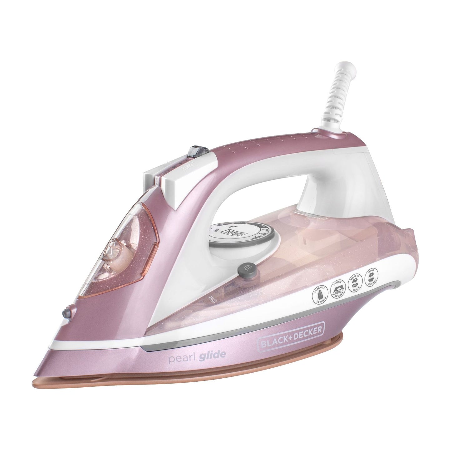 Plancha de Vapor Black+Decker Pearl Glide Rosa IR23972