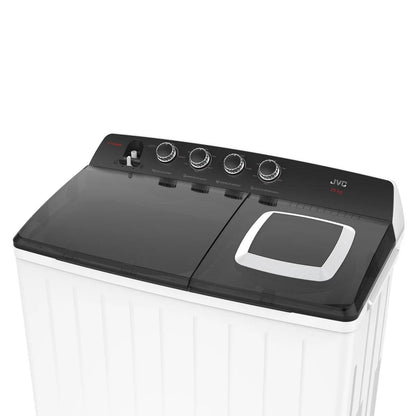 Lavadora JVC 25 Kilos Doble Tina Blanca JCTT2509BK