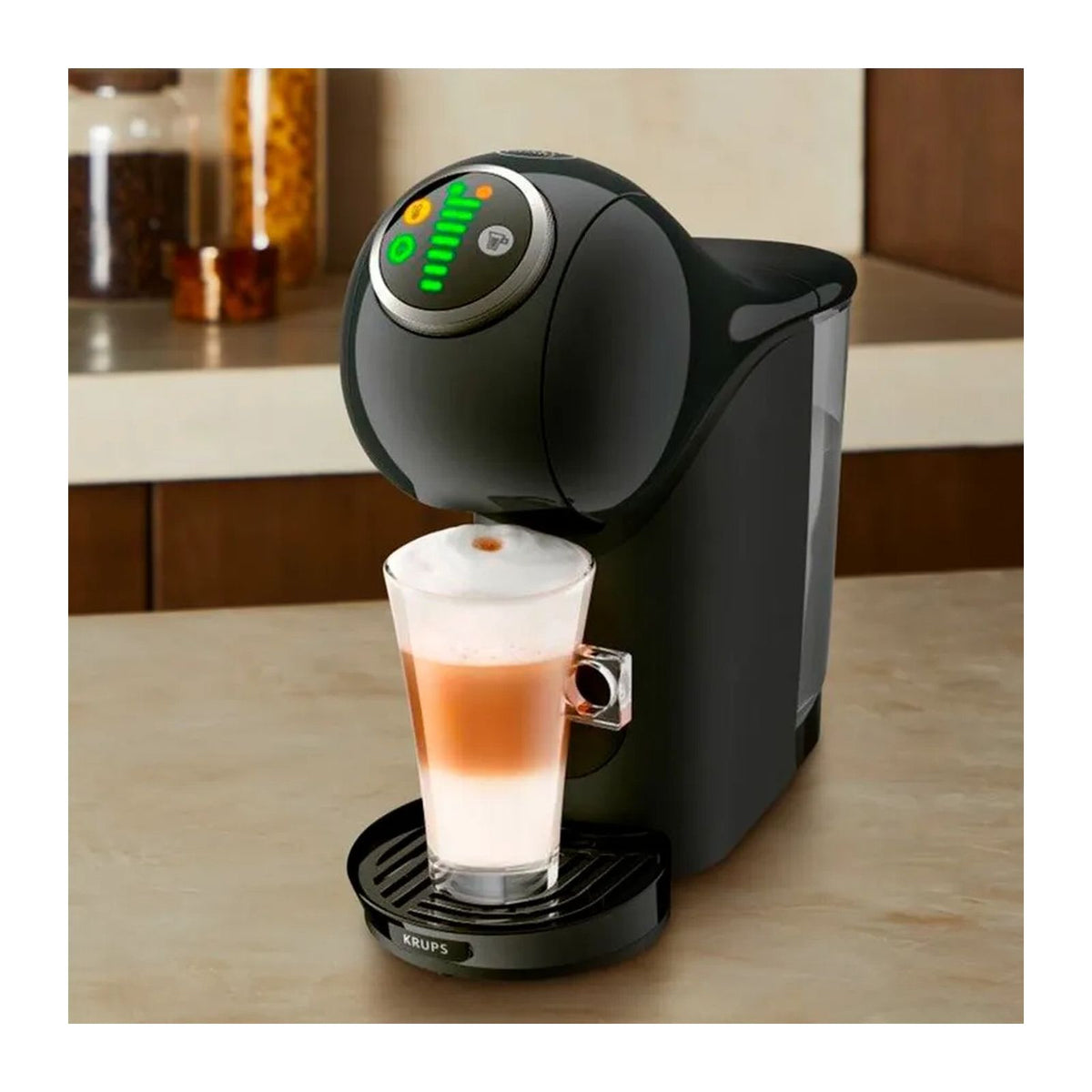 Cafetera de Cápsulas Krups Dolce Gusto Genio S Plus Gris KP340BMX