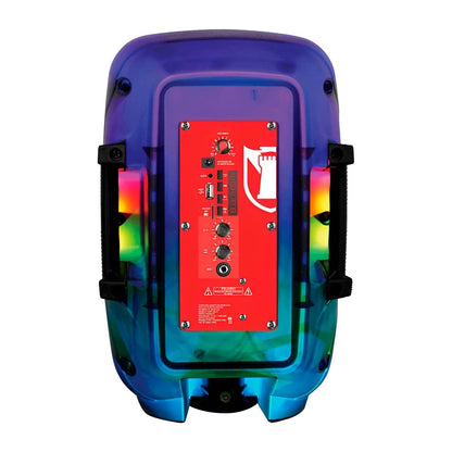 Bafle Profesional Recargable KSR 8 Pulgadas con Micrófono KSW-1008-2