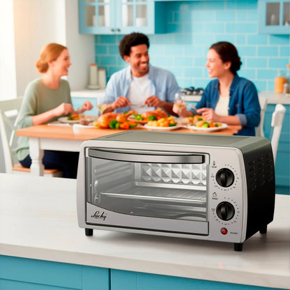 Horno Eléctrico Lucky Küki Negro 10 Litros