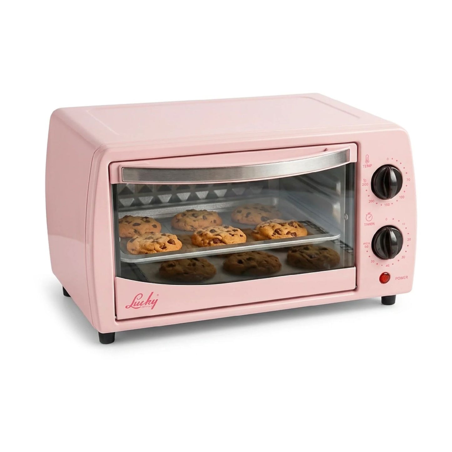 Horno Eléctrico Lucky Küki Pink 10 Litros