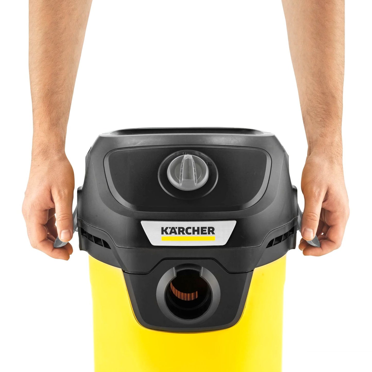 Aspiradora Karcher 17 Litros para Sólidos y Líquidos Amarilla KWD 3