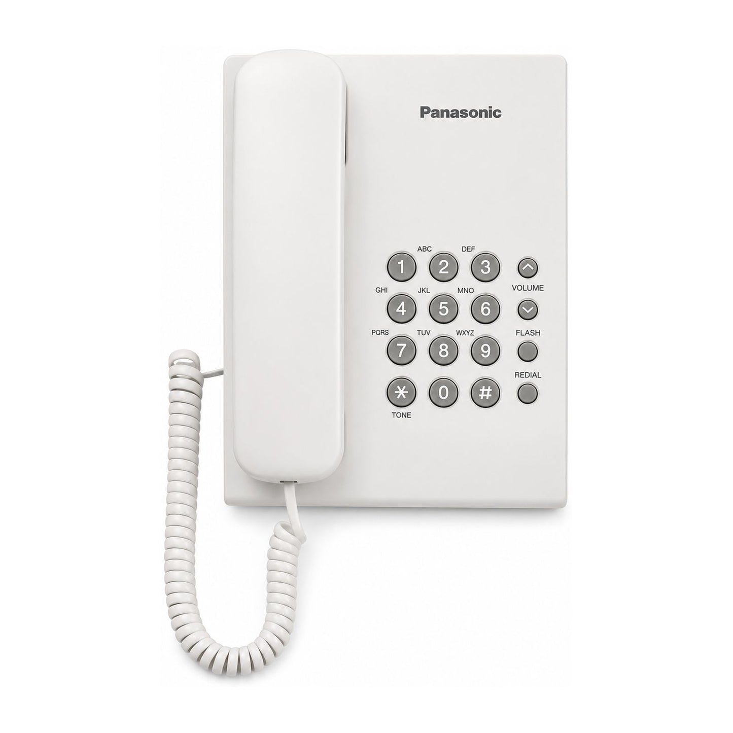 Teléfono Alámbrico Panasonic Blanco KX-TS500