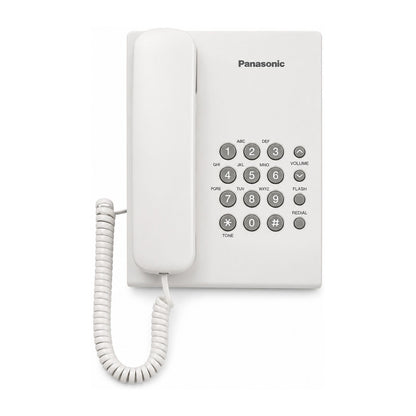 Teléfono Alámbrico Panasonic Blanco KX-TS500
