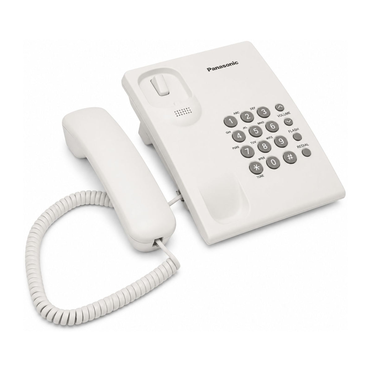 Teléfono Alámbrico Panasonic Blanco KX-TS500