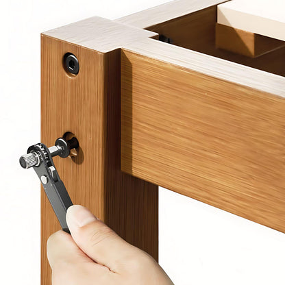 Base de Cama de Bambú Zinus Leah Individual con Cabecera