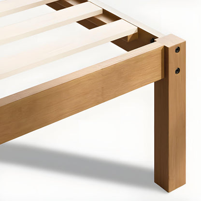 Base de Cama de Bambú Zinus Leah Individual con Cabecera