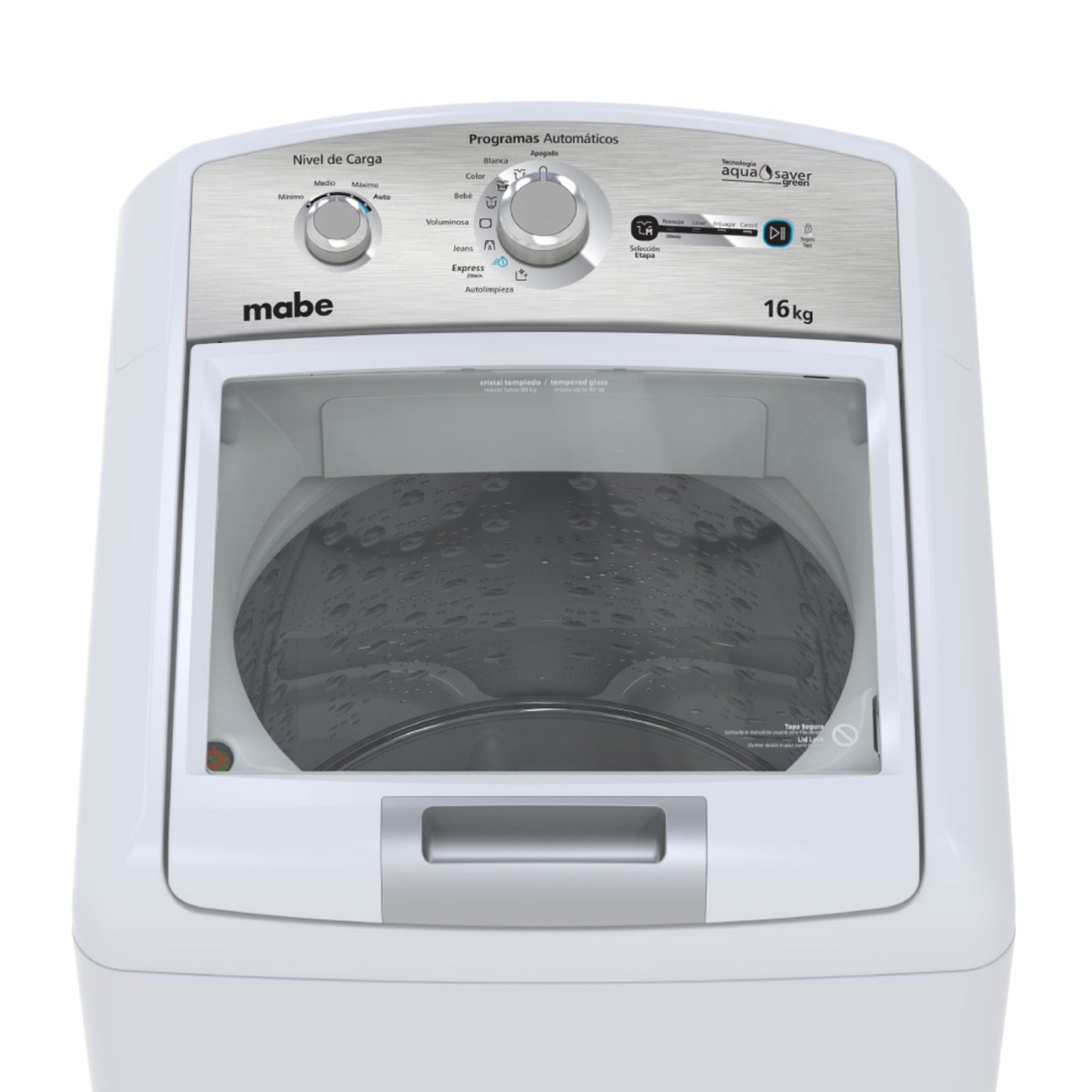 Lavadora Automática Mabe 16 Kilos Carga Superior Blanca LMA46102VBAB0