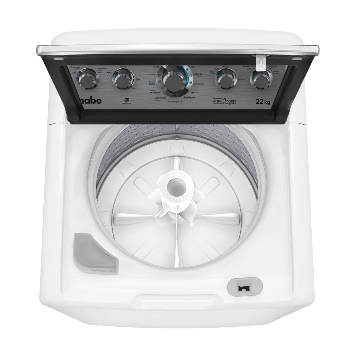 Lavadora Automática Mabe Aqua Saver 22 Kilos Blanca LMA72215WBAB1