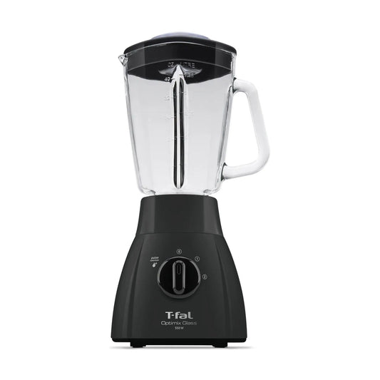 Licuadora T-fal Optimix Glass Vaso de Vidrio 1.25 Litros Negra LN2788X0