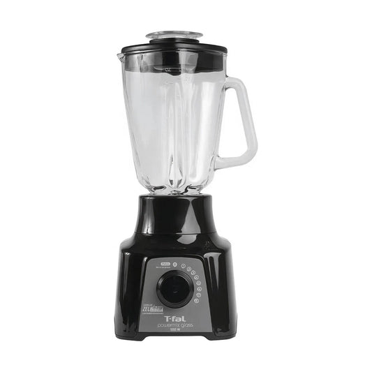 Licuadora T-fal Powermix Glass Vaso de Vidrio 1.25 Litros Negra LN2898X0