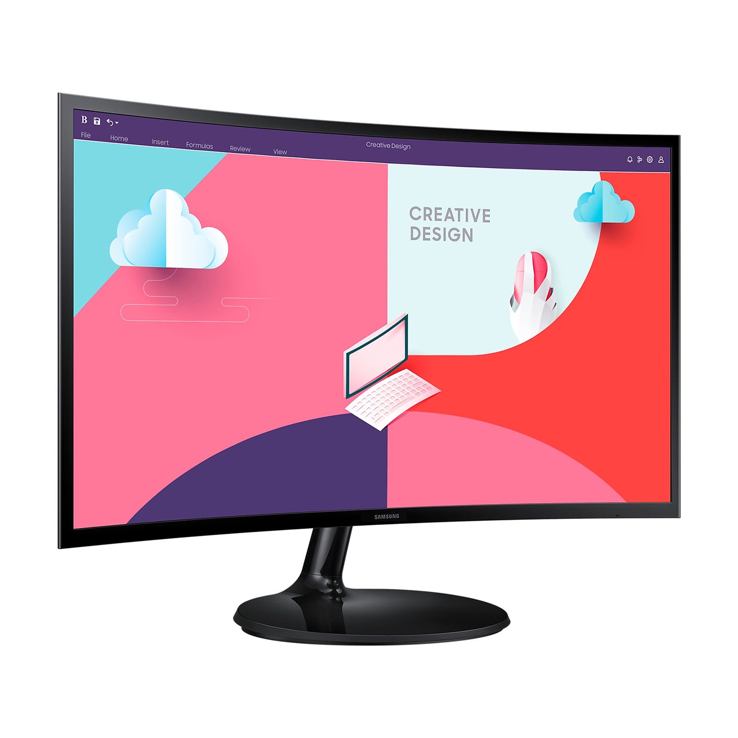 Monitor Curvo 27 Pulgadas Samsung FHD LS27C360EAL