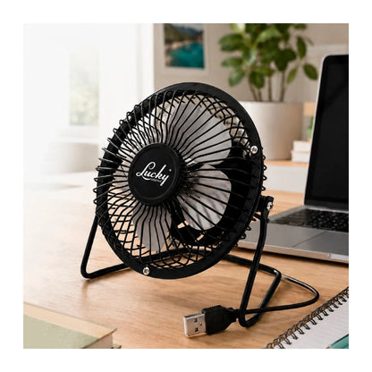 Ventilador de Mesa Lucky Blowy 4 Pulgadas Negro