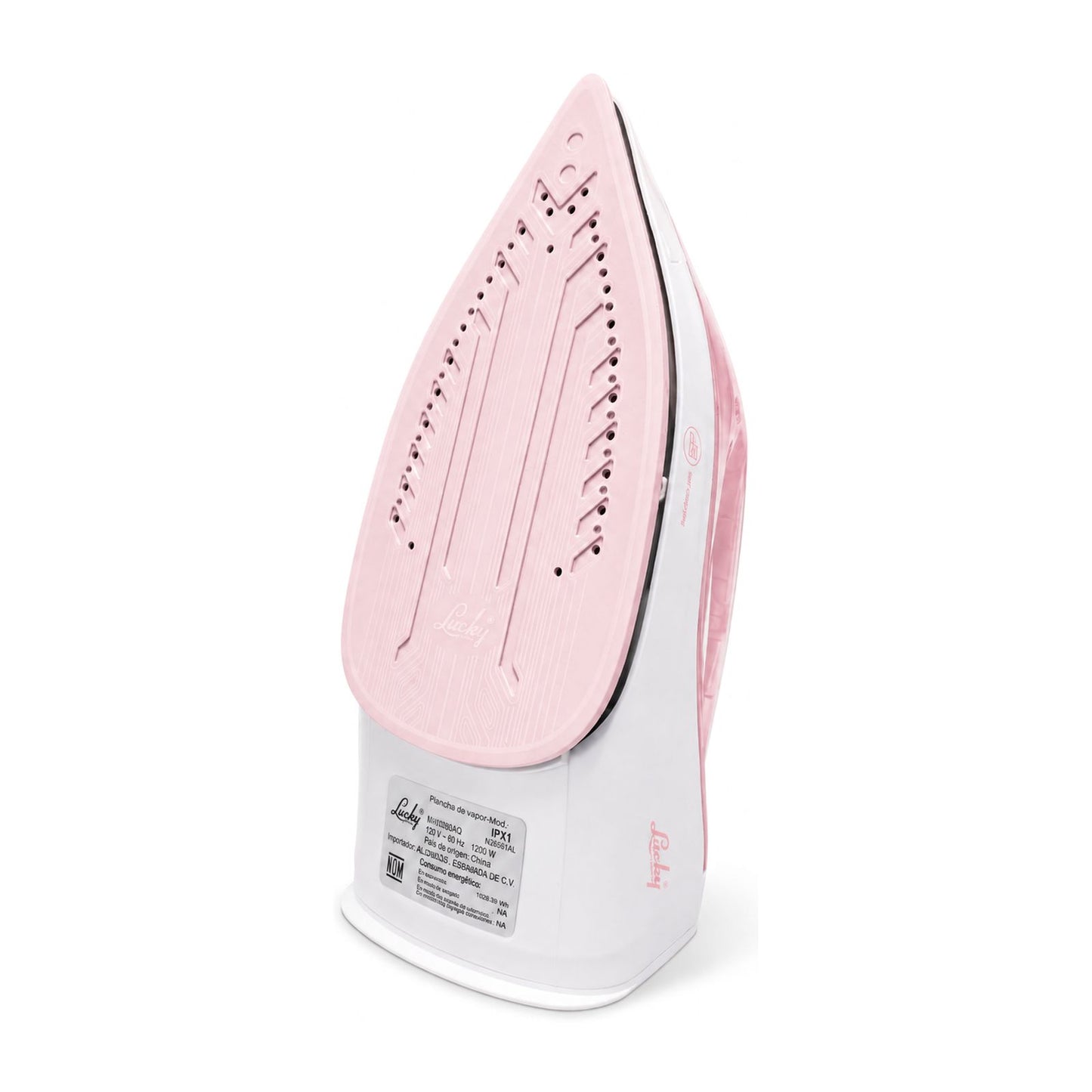 Plancha de Vapor Lucky Breezy Rosa