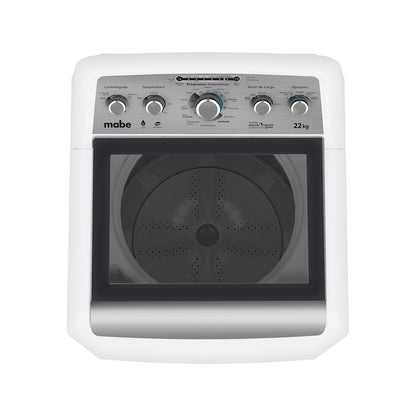 Lavadora Mabe 22 Kilos Carga Superior Blanca LMH72205WBAB1