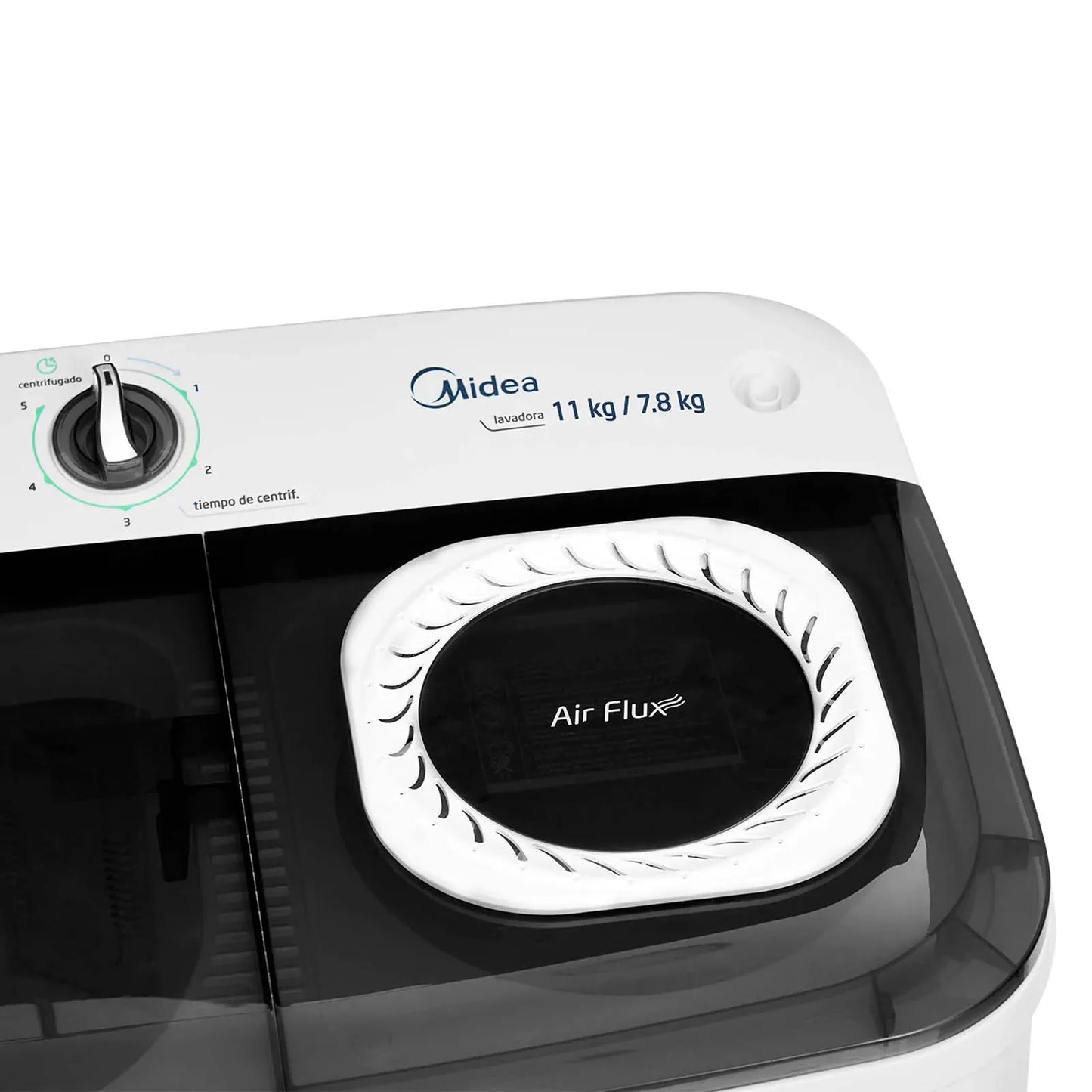 Lavadora Doble Tina 11 Kilos Midea MLTT11M2NUBW