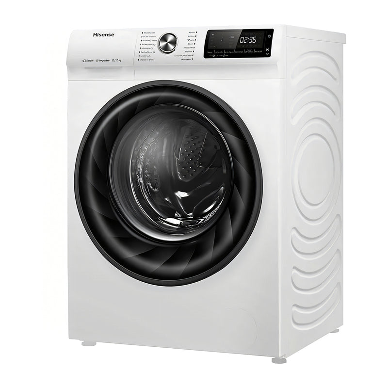 Lavasecadora Hisense 15/10 Kilos Carga Frontal Blanca WD5Q1542BW
