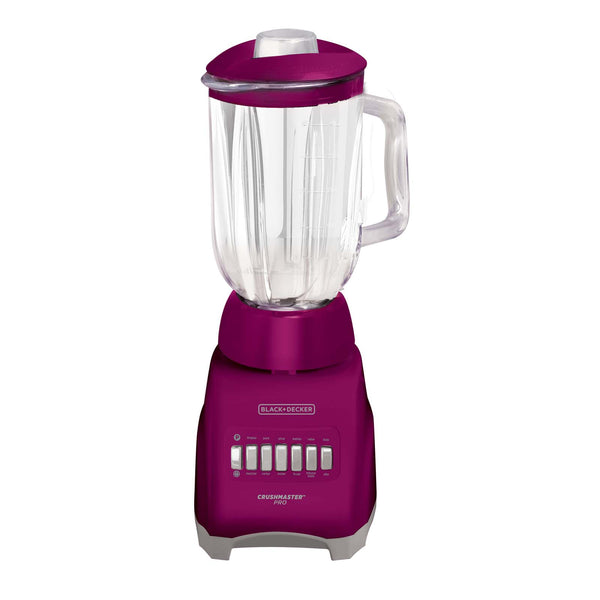 Licuadora Black+Decker Vaso de Vidrio 1.25 Litros BL1000-FUSHIA