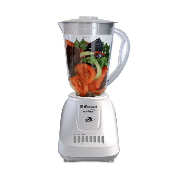 Licuadora Koblenz Súper Deli Vaso de Plástico 1.6 Litros Blanca LKM-5710