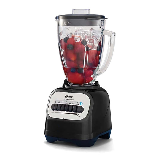Licuadora Oster Vaso de Vidrio 1.5 Litros 6 Velocidades Negra BLSTCAG4551B