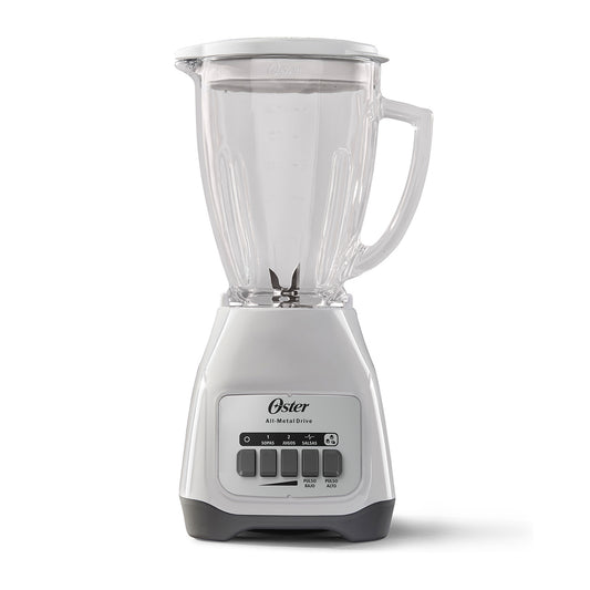 Licuadora Oster Vaso de Vidrio 1.5 Litros 2 Velocidades BLSTKAG-WPB