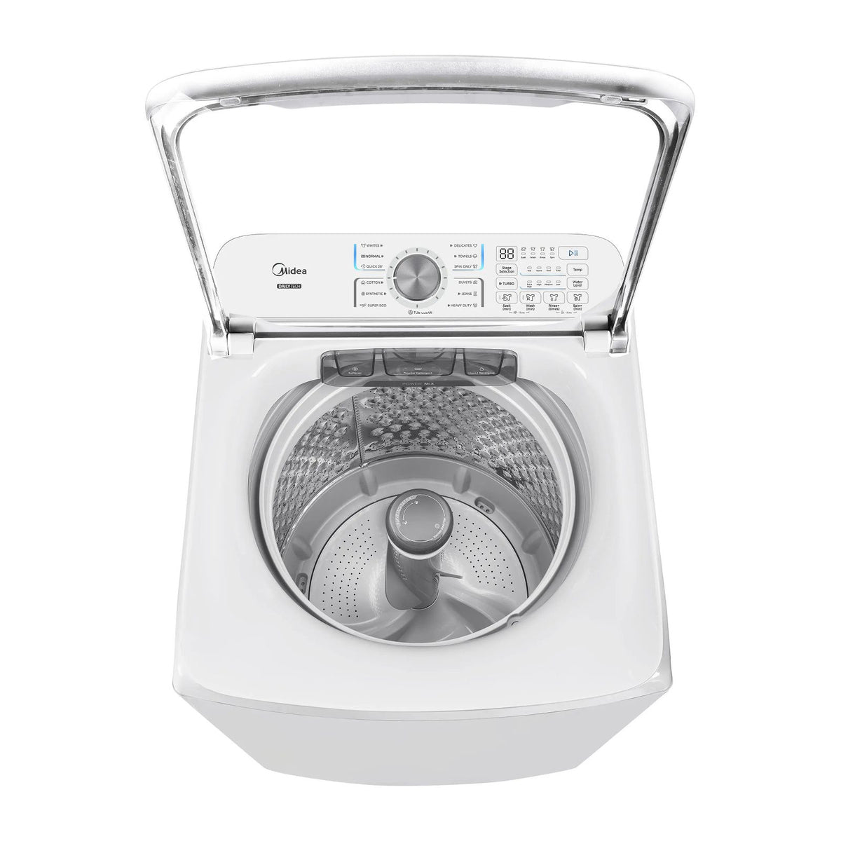 Lavadora Automática Midea 18 Kilos Carga Superior Blanca MA512W18AW