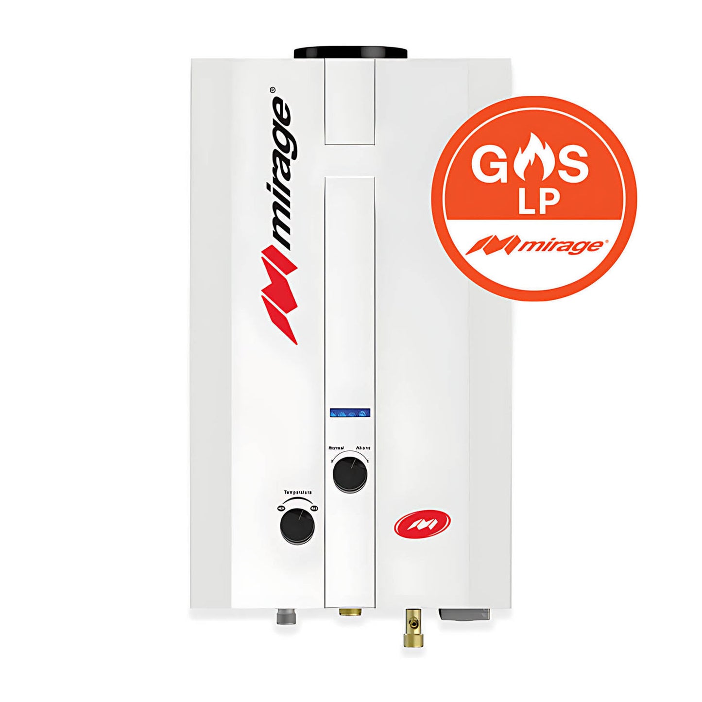 Boiler Calentador de Agua Mirage 1 Servicio Gas LP 6 Litros MBF06ED