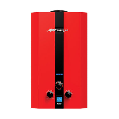 Boiler Calentador de Agua Mirage 1 Servicio Gas LP Rojo MBF06ZB