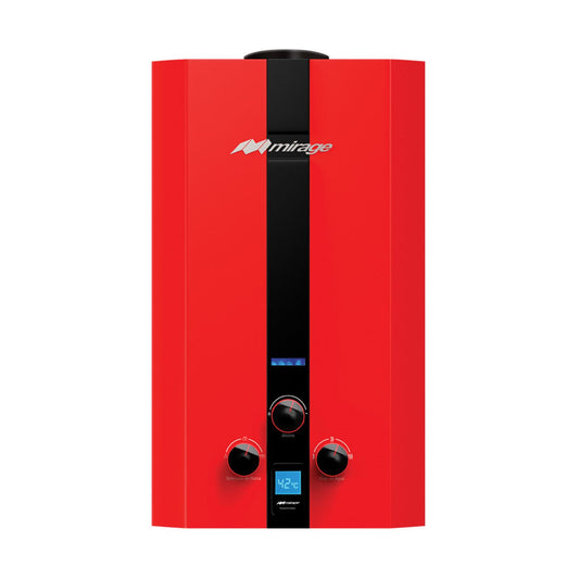 Boiler Calentador de Agua Mirage 1.5 Servicios Gas LP Rojo MBF10BB