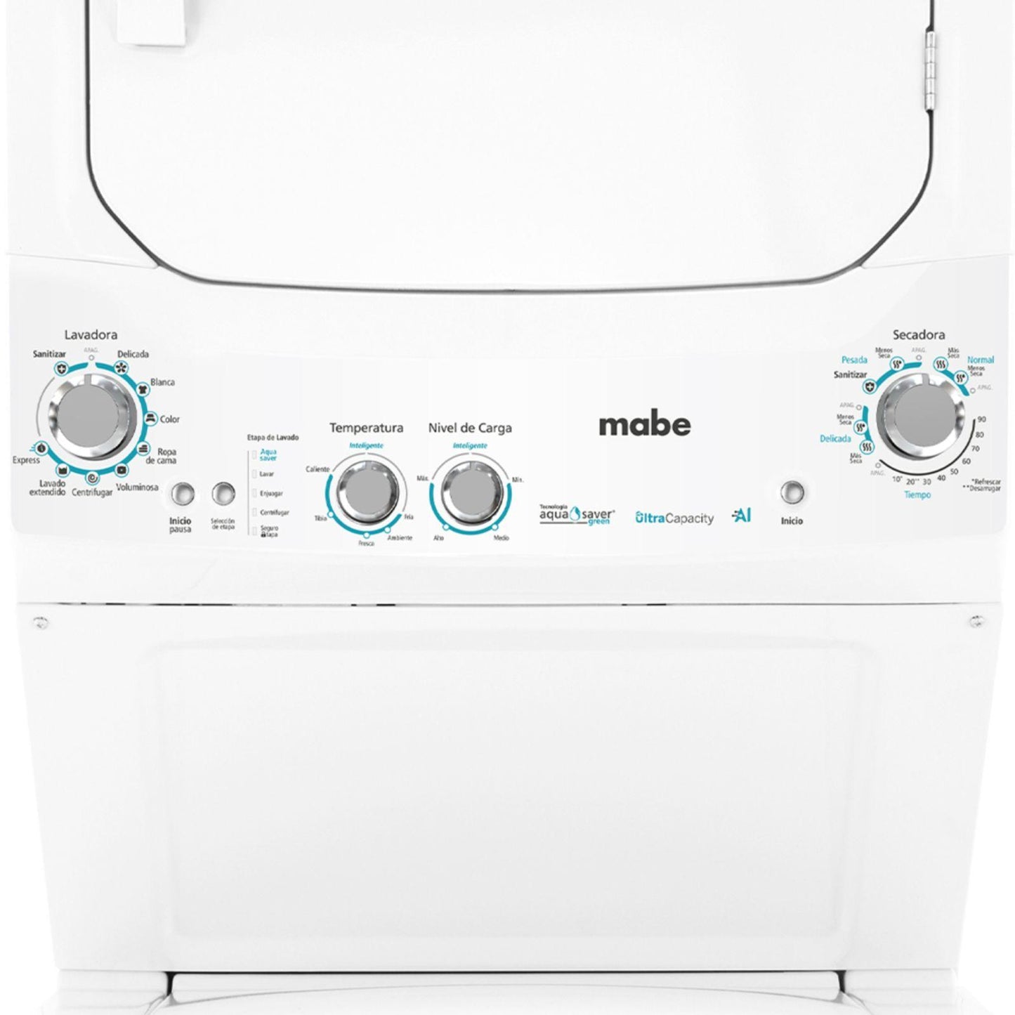 Centro de Lavado Mabe Ultra Capacity 24 Kilos Blanco MCL2440PSBB0