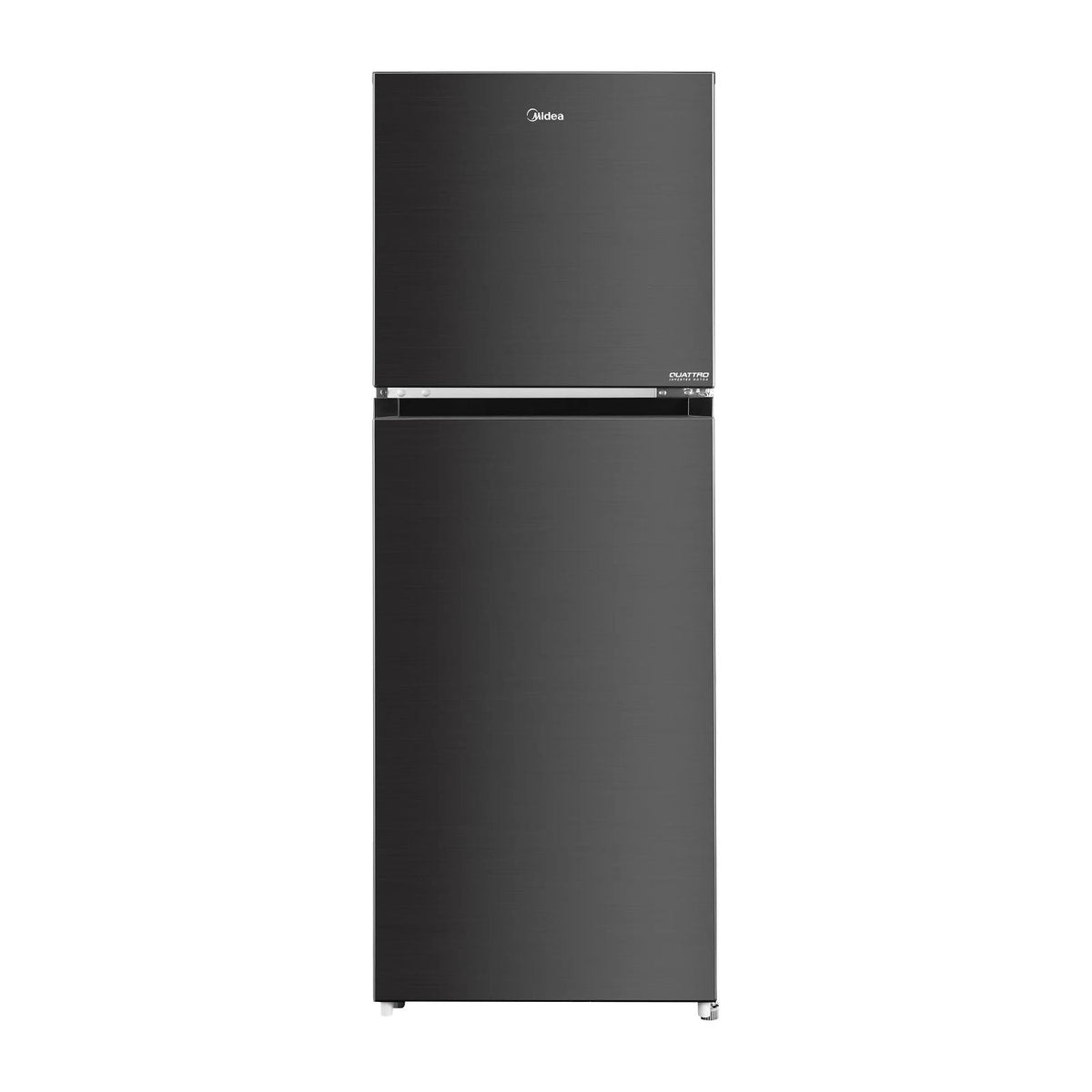 Refrigerador Midea 9 Pies Cúbicos Top Mount Inverter Quattro Negro MDRT346MTM28D