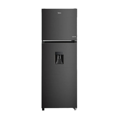 Refrigerador Midea 12 Pies Cúbicos Top Mount con Despachador Negro MDRT489MTM28W