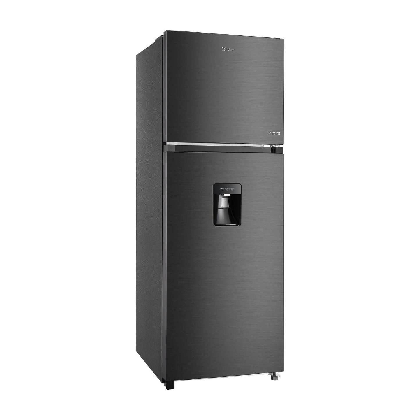 Refrigerador Midea 12 Pies Cúbicos Top Mount con Despachador Negro MDRT489MTM28W