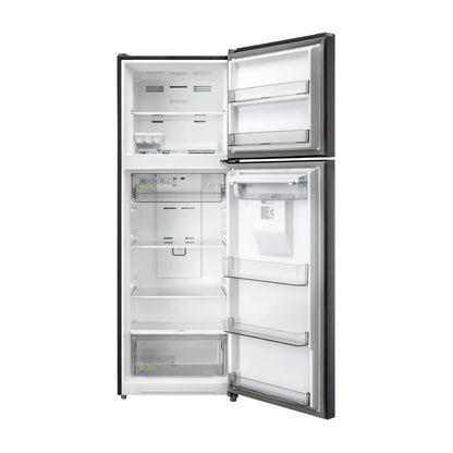 Refrigerador Midea 12 Pies Cúbicos Top Mount con Despachador Negro MDRT489MTM28W