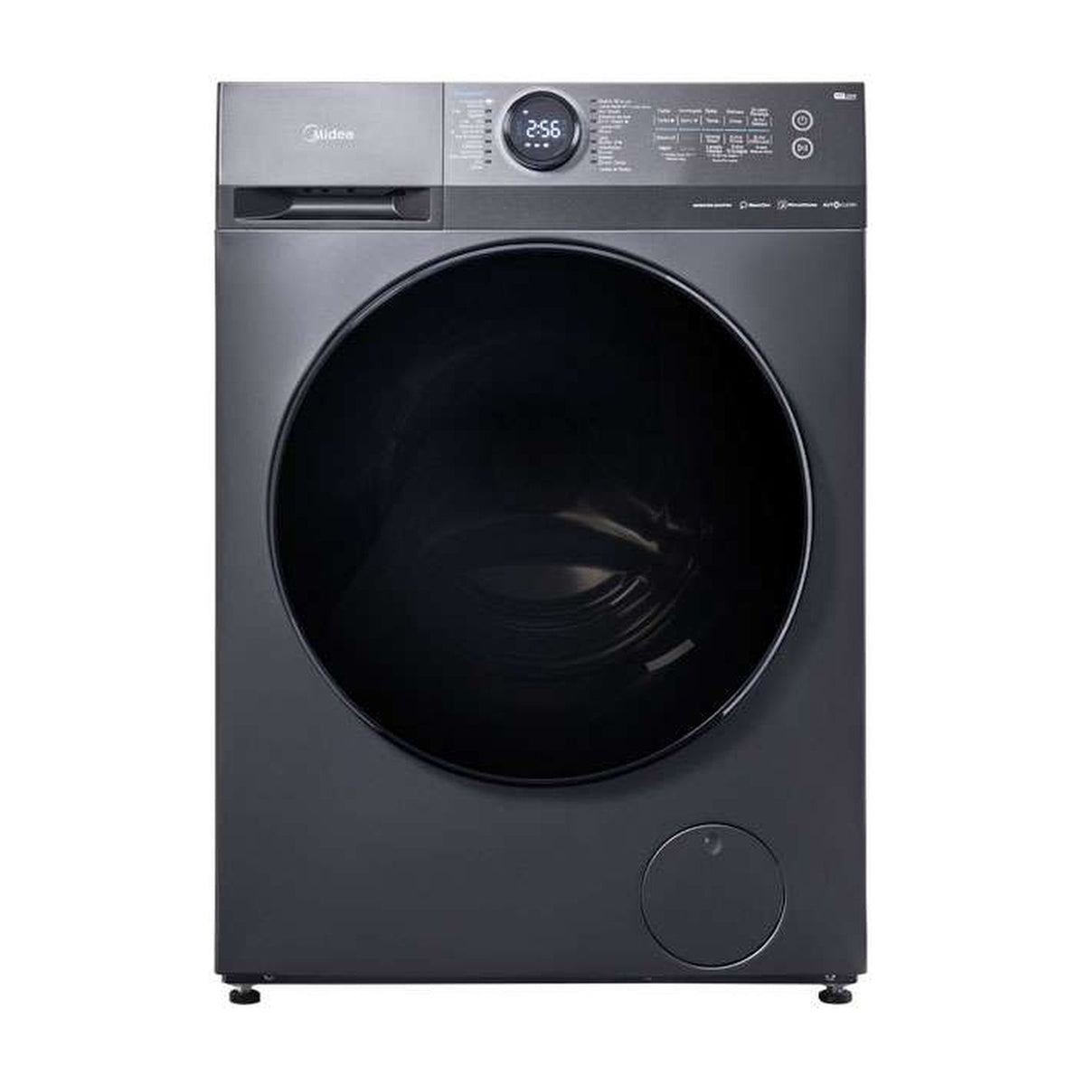 Lavasecadora Midea 15 Kilos Carga Frontal Inverter Quattro GrisMF200D150WBT