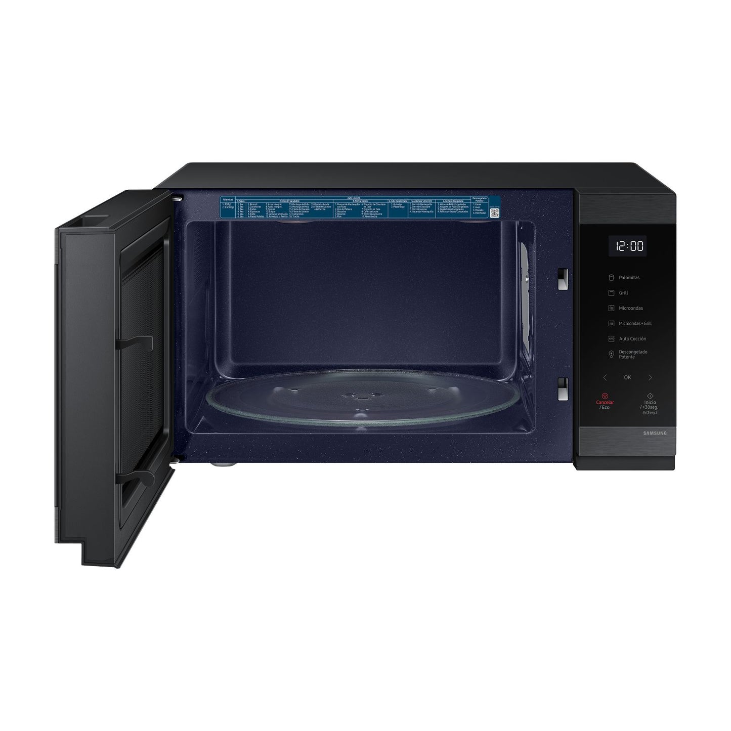 Horno de Microondas Samsung 1.4 Pies Cúbicos con Grill Negro MG40DG5525AGA