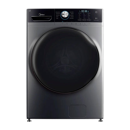 Lavadora Midea Titan Wash 21 Kilos Carga Frontal Inverter Gris MH04W210S