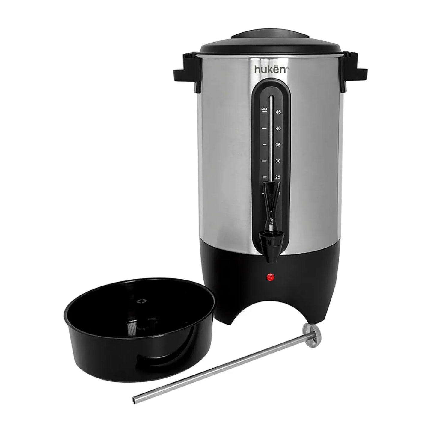 Cafetera Percoladora MasterChef 45 Tazas Gris MK-UCM-45